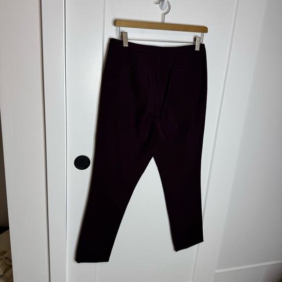 The Reset R Label Purple Wine High Rise Slim Skinny Dress Pants Trousers Medium - Picture 6 of 6